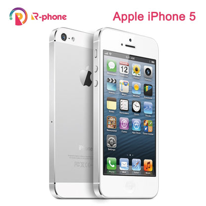 Original Apple iPhone 5 GSM 3G Unlocked Mobile Phone 16GB 32GB 64GB ROM Wifi 8MP 4.0" IOS 8.0 Used Cellphones