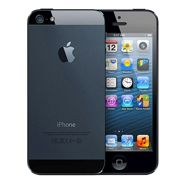 Original Apple iPhone 5 GSM 3G Unlocked Mobile Phone 16GB 32GB 64GB ROM Wifi 8MP 4.0" IOS 8.0 Used Cellphones