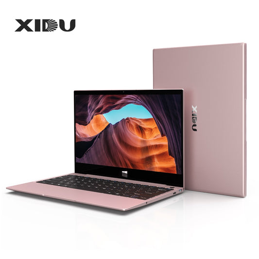 XIDU Tour Pro Laptop 12.5 inch Intel 3867U Dual Core Rose Gold Notebook 8GB RAM 128GB ROM Lightweight Computer for Business