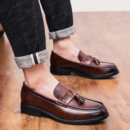 2020 Men Dress Shoes Handmade Brogue Style Paty Leather Wedding Shoes Men Flats Leather Oxfords Formal Shoes Zapatos Hombre