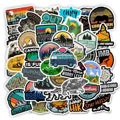 35/50pcs Vsco Sticker for Kids Anime Laptop Stickers Pack Skateboard Motorcycle Vsco Girl Toys for Children Cool Animal Stickers