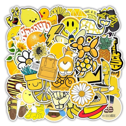 35/50pcs Vsco Sticker for Kids Anime Laptop Stickers Pack Skateboard Motorcycle Vsco Girl Toys for Children Cool Animal Stickers