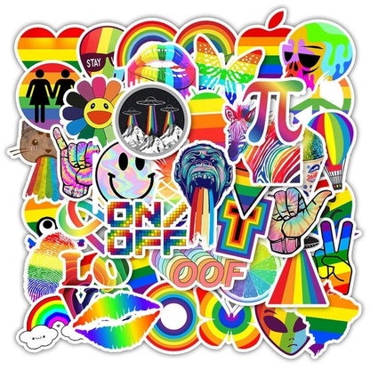 35/50pcs Vsco Sticker for Kids Anime Laptop Stickers Pack Skateboard Motorcycle Vsco Girl Toys for Children Cool Animal Stickers