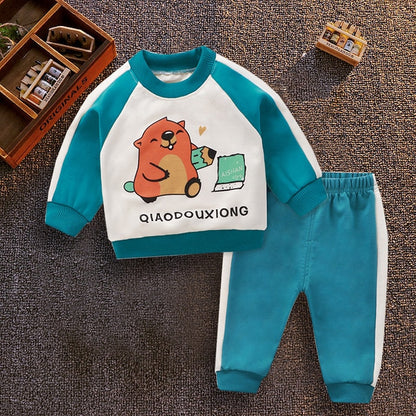 Spring Autumn and winter kids baby boy clothes coat+pant 2pcs baby girl clothes Toddler boy clothing set,Rroupas bebess meninoss