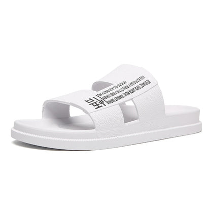 Summer Men Shoes Male Home Indoor Bathroom Slippers Lightweight Men's Slippers Teenager Black Beach Sandals Comfort Man Shoe L13