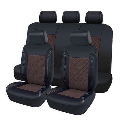 AUTOROWN PU Leather Auto Car Seat Covers Universal Automobile Covers For Toyota Lada Kia Hyundai Lexus Renault BMW Waterproof