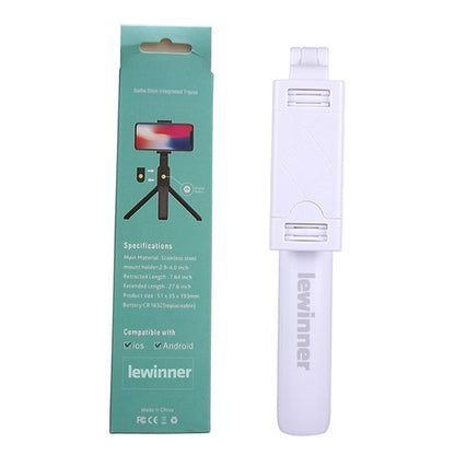 Lewinner 3 in 1 Wireless Bluetooth Selfie Stick Mini Tripod Extendable Monopod Universal For iPhone X 8 7 6s For Samsung/Huawei