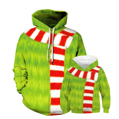 Father Son Daddy Baby Hoodies Matching Clothes for Family Look Sweaters Christmas Pajamas New Year's Baby Boys Clothing Brother