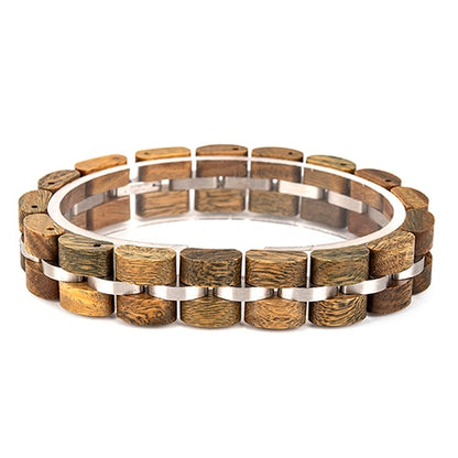 BOBO BIRD Wood Men Bracelet Fashion Watch Bands Elegant Jewelry браслет мужской Women Bracelets Dropshipping Gifts For Lovers