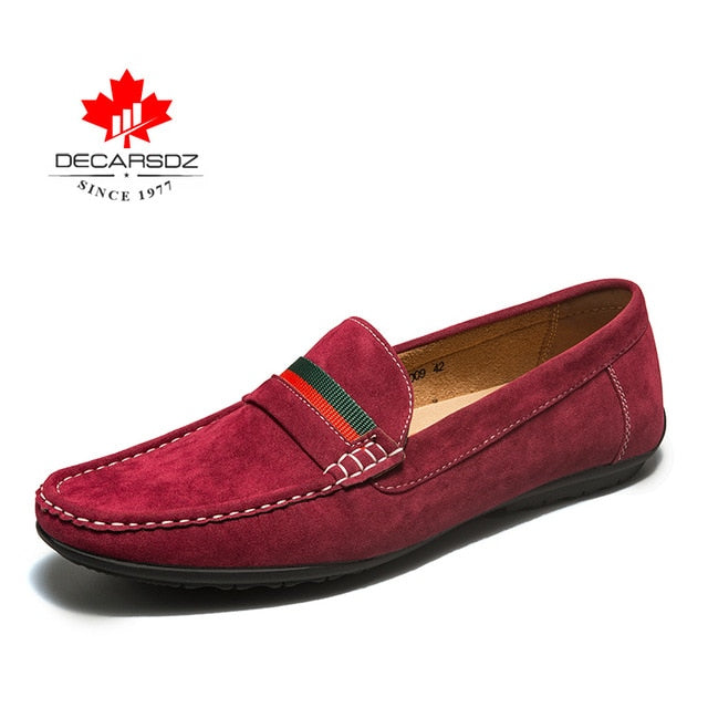 Men Loafers Shoes 2020 Autumn Fashion Men's Flats Brand Moccasins Male Footwear Comfy Slip-ON Suede Men Shoes Men Casual Shoes