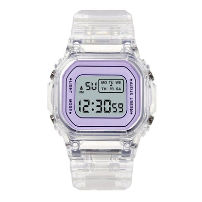 Luxury Women's Rose Gold Silicone Watches Women Fashion LED Digital Clock Casual Ladies Electronic Watch Reloj Mujer 2020