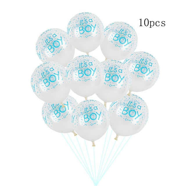 Mickey minnie foil balloons 1st birthday party decorations kids ballon number 1 globos dot latex Children's toy baby shower girl