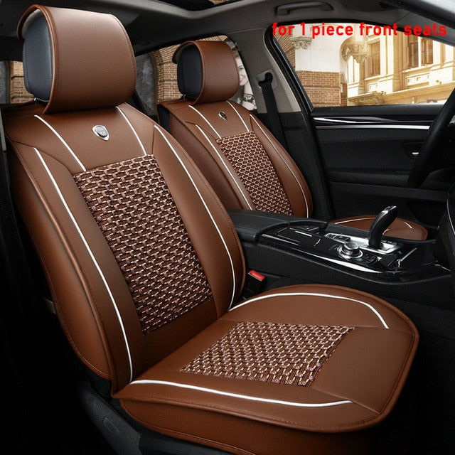 ZHOUSHENGLEE 1 pcs car seat covers For ford focus mk1 focus 2 3 mondeo mk4 fiesta mk7 figo ranger edge fusion 2015 kuga seats