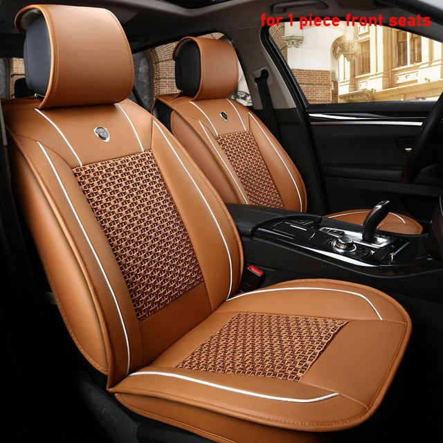 ZHOUSHENGLEE 1 pcs car seat covers For ford focus mk1 focus 2 3 mondeo mk4 fiesta mk7 figo ranger edge fusion 2015 kuga seats