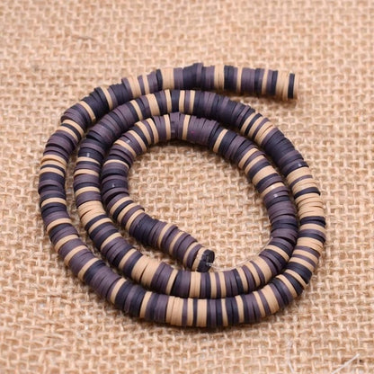 6mm Flat Round Polymer Clay Beads Chip Disk Loose Spacer Handmade Beads For DIY Jewelry Making Bracelet Finding Mixed Color