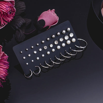 Women's Earrings Set Pearl Crystal Earrings For Women Vintage Boho Tassel Acrylic Earring Fashion Jewelry 2020 Geometric Earings