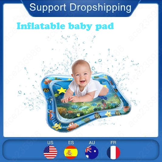 Baby Kids Water Play Mat Activity inflatable Water Mat for Babies Cushion Mat Early Education Toys Play Dropshipping