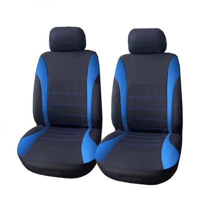 AUTOYOUTH Front car seat covers Gray Front Airbag Ready Sport Bucket Seat Cover, Set of 2  for Cars SUV Truck with 2 mm foam