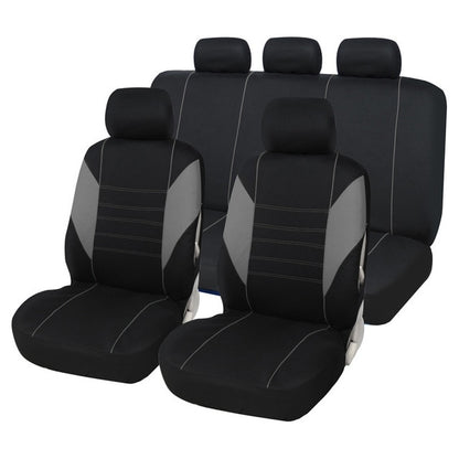 AUTOYOUTH Front car seat covers Gray Front Airbag Ready Sport Bucket Seat Cover, Set of 2  for Cars SUV Truck with 2 mm foam