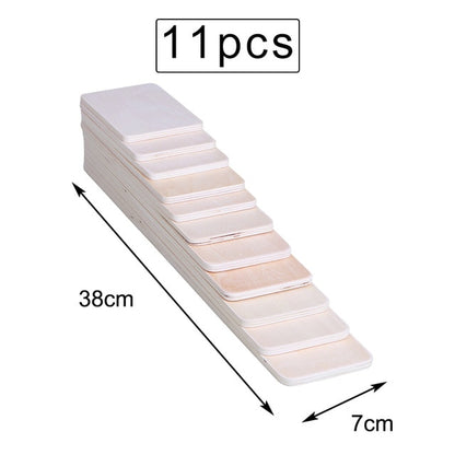 Baby Large Rainbow Stacker Wooden Toys For Kids Creative Rainbow Building Blocks Montessori Educational Toy Children