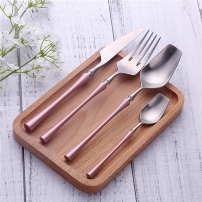 Stainless Steel Cutlery Set Gold Dinnerware Set Western Food Cutlery Tableware Dinnerware Christmas Gift forks knives spoons