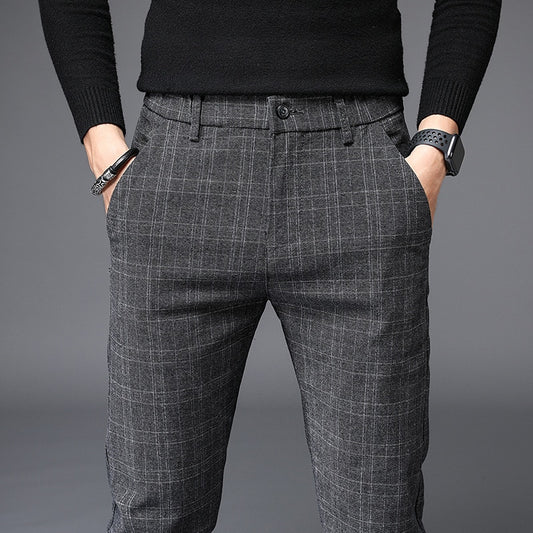 2020 New Stretch Casual Pants Men Spring summer High Quality Business Trousers Men's Straight Trousers Pant male size 28-36 38