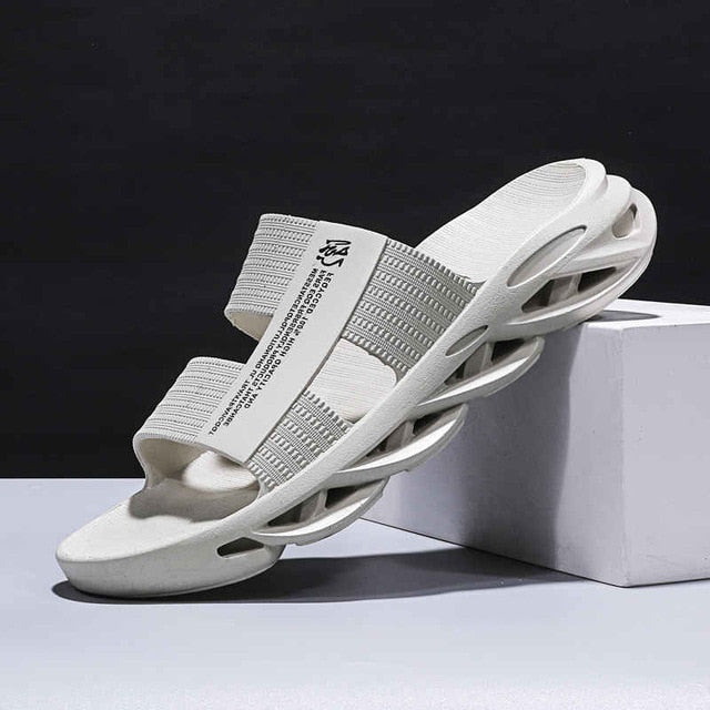 Fashion Men's Slippers 2020 Lightweight Men Casual Shoes Comfortable Slippers Home Non-slip Designer Slipper Handmade Soft NA44