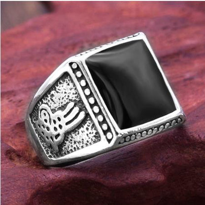 2020 Fashion Simple Style Black Square Ring Classic Ring Wedding Engagement Jewelry