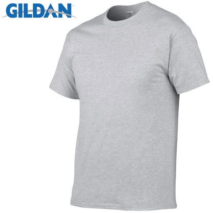 5pcs/Lot GILDAN Brand Solid Color T Shirt Mens Black And White 100% Cotton T-shirts Summer Skateboard Tee Boy Skate Tshirt Tops