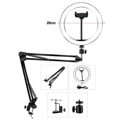 Scissor Arm Stand For Bm800 Microphone Stand With A Spider Cantilever Bracket Universal Shock Mount Mic Holder