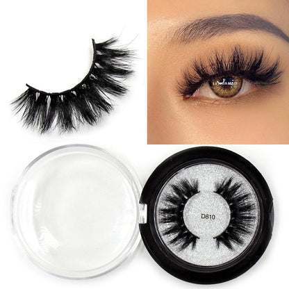LEHUAMAO Mink Eyelashes 3D Mink Lashes Thick HandMade Full Strip Lashes Cruelty Free Mink Lashes Reusable False Eyelashes Makeup