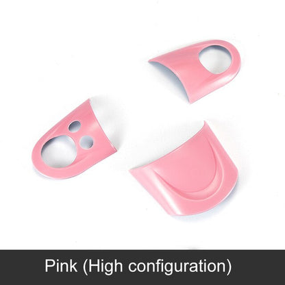 For Mini Cooper Steering Wheel Cover Interior Decoration Accessories Stickers for R55 R56 R57 R58 R59 R60 JCW Clubman Countryman