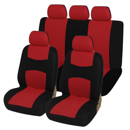 AUTOYOUTH Unique Flat Cloth Car Seat Cover ( Detachable Headrests and Solid Bench) Interior Accessories Universal Car Seat Cover