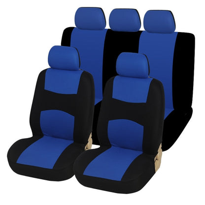 AUTOYOUTH Unique Flat Cloth Car Seat Cover ( Detachable Headrests and Solid Bench) Interior Accessories Universal Car Seat Cover