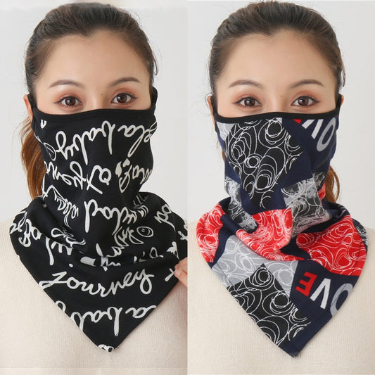 2020 New Women Winter Scarves Cotton Feeling Mask Man Neck Scarf Rings Headband Soft Warm Face Scarfs Masks