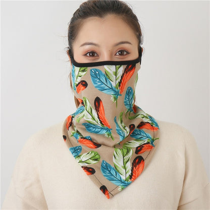 2020 New Women Winter Scarves Cotton Feeling Mask Man Neck Scarf Rings Headband Soft Warm Face Scarfs Masks