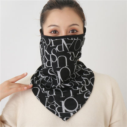 2020 New Women Winter Scarves Cotton Feeling Mask Man Neck Scarf Rings Headband Soft Warm Face Scarfs Masks