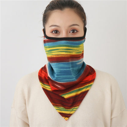 2020 New Women Winter Scarves Cotton Feeling Mask Man Neck Scarf Rings Headband Soft Warm Face Scarfs Masks