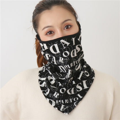 2020 New Women Winter Scarves Cotton Feeling Mask Man Neck Scarf Rings Headband Soft Warm Face Scarfs Masks