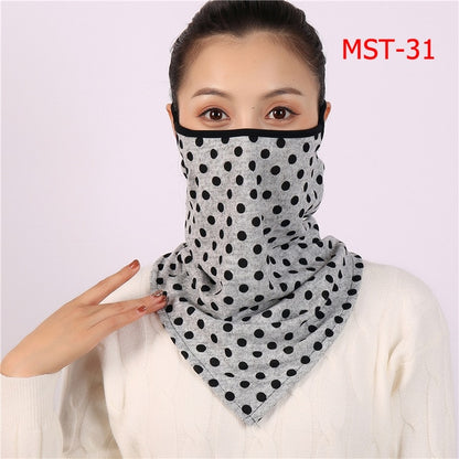 2020 New Women Winter Scarves Cotton Feeling Mask Man Neck Scarf Rings Headband Soft Warm Face Scarfs Masks