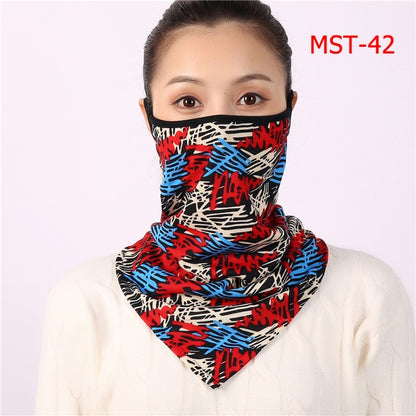 2020 New Women Winter Scarves Cotton Feeling Mask Man Neck Scarf Rings Headband Soft Warm Face Scarfs Masks