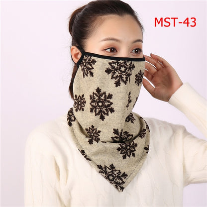 2020 New Women Winter Scarves Cotton Feeling Mask Man Neck Scarf Rings Headband Soft Warm Face Scarfs Masks