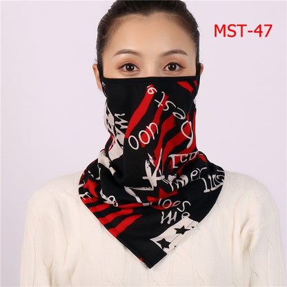 2020 New Women Winter Scarves Cotton Feeling Mask Man Neck Scarf Rings Headband Soft Warm Face Scarfs Masks