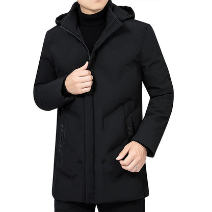 2020 new Winter Jacket Men Thicken Warm Men Parkas Hooded Coat Fleece Man's Jackets Outwear Windproof Down Parka