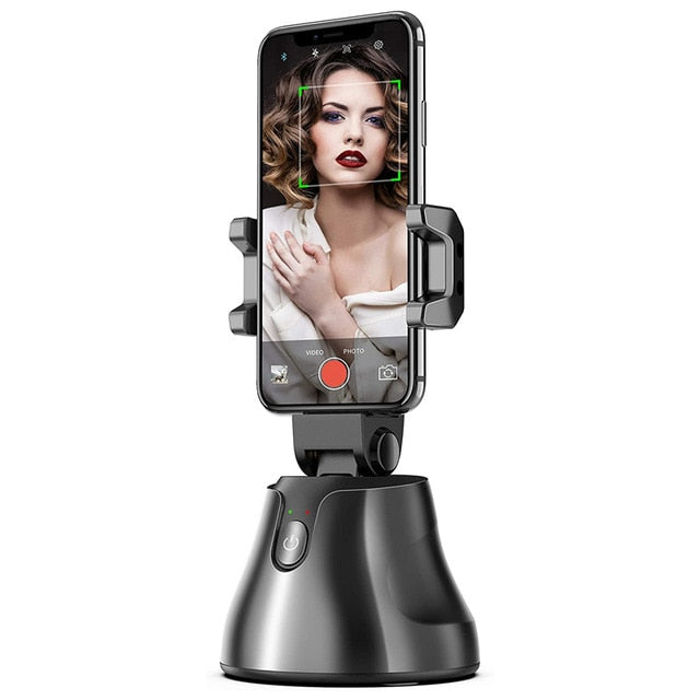 Portable All-in-one Auto Smart Shooting Selfie Stick 360 Rotation Auto Face Tracking Object Tracking Camera Phone Mount Holder