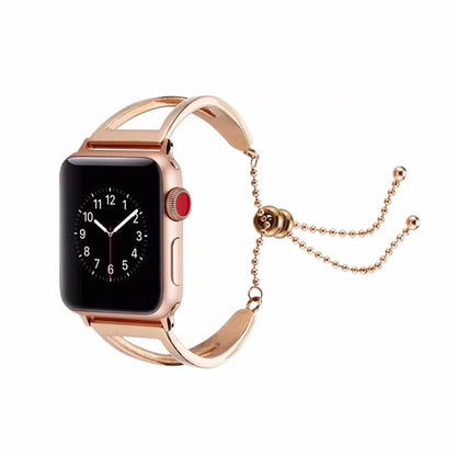 Women Jewelry Watchband For Apple Watch Series 6 5 4 44mm 40mm   Metal Strap For iWatch 3 2 1 42mm 38mm Band Wrist Belt Bracelet