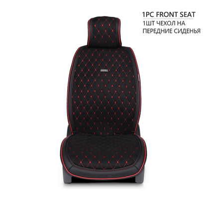 Artificial suede universal car seat cushion black 1Set luxury Cape 5 seats fit for Kia Hyundai BMW Lada car seat cover shawl