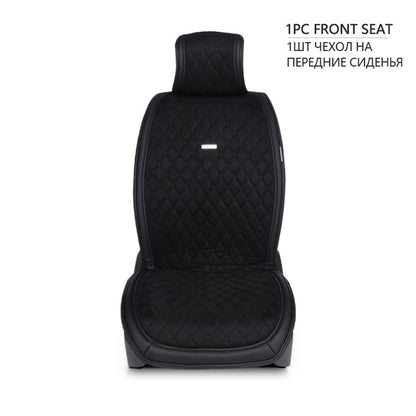 Artificial suede universal car seat cushion black 1Set luxury Cape 5 seats fit for Kia Hyundai BMW Lada car seat cover shawl