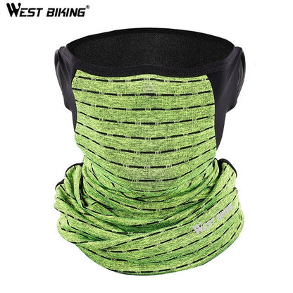 WEST BIKING Cycling Headwear Summer Men Anti-sweat Breathable Cycling Face Cover Running Bicycle Bandana Sports Scarf Headband
