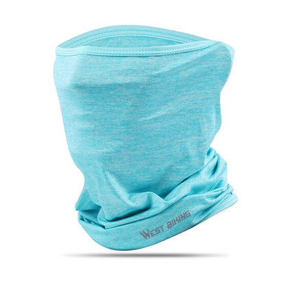 WEST BIKING Cycling Headwear Summer Men Anti-sweat Breathable Cycling Face Cover Running Bicycle Bandana Sports Scarf Headband